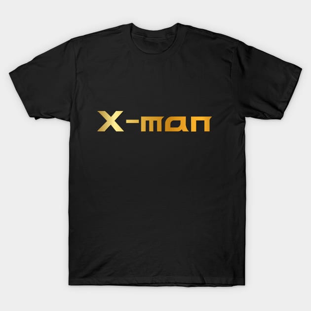 X-man Name Logo T-Shirt by Xman_773